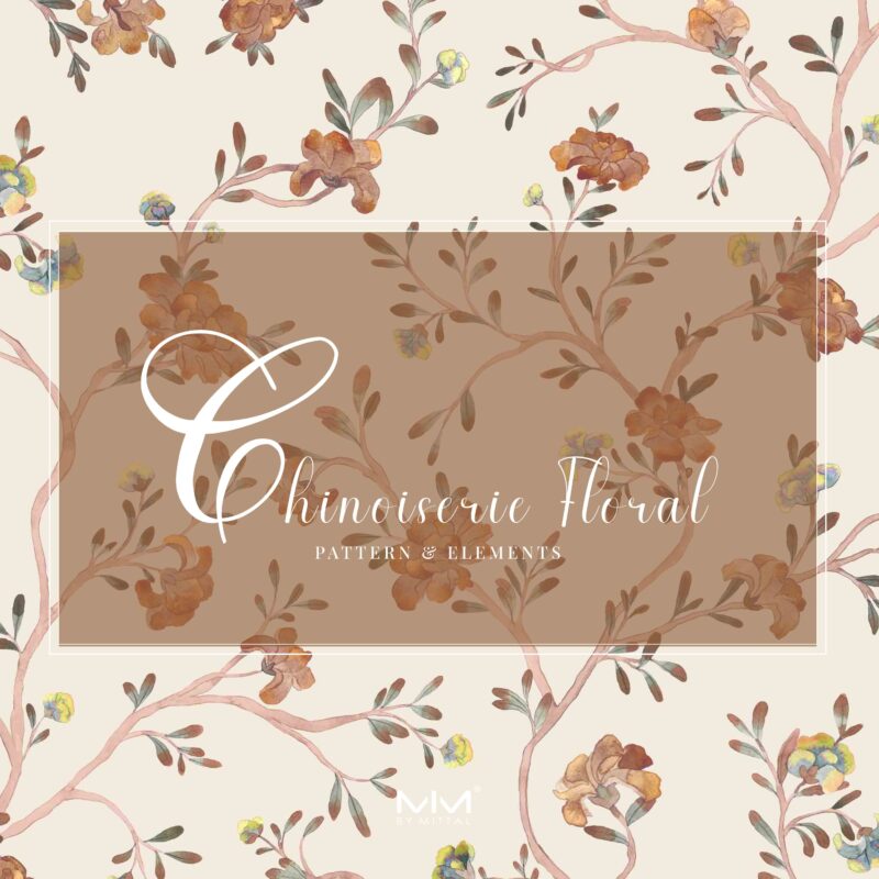 Chinoiserie Floral - Before